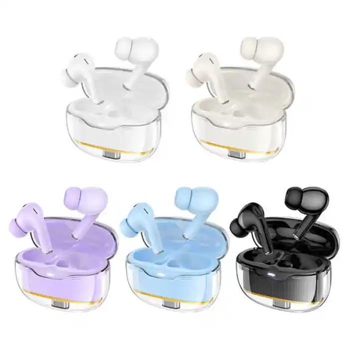 HOCO EW54 Crystal TWS Headset Rayo AfroCrafts Beautiful earbuds